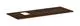 Hansgrohe-HG-Xelu-Q-Konsole-1360-550-mit-Ausschnitt-links-fuer-Aufsatzwaschtisch-mit-Hahnloch-Nussbaum-Dunkel-54123630 gallery number 1